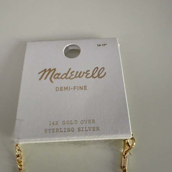 NWT Madewell Demi-Fine Crystal Tennis Necklace - Picture 6 of 7